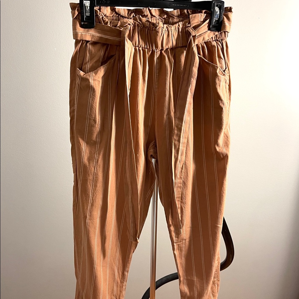 Thread+Supply Straight Leg Pink Striped Dress Pants (S)